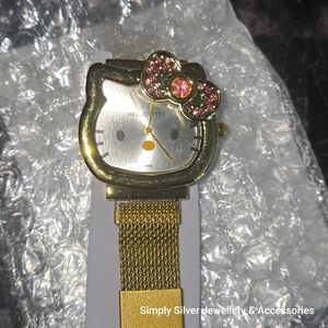 Hello Kitty Gold and Pink Watch